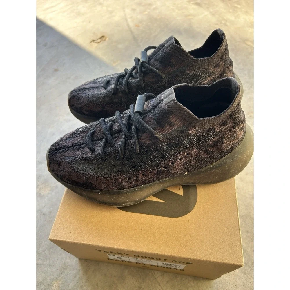 Used Size 6 -‎ Adidas Yeezy Boost 380 Onyx Non-Reflective